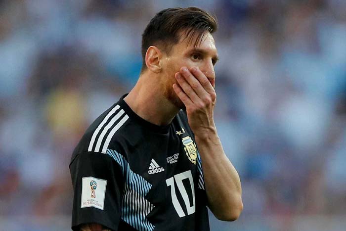 Messi decepciona e Argentina empata com a Islândia