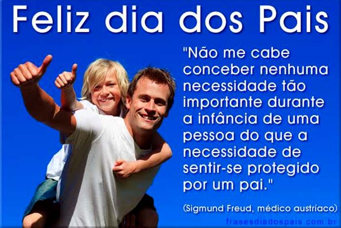 DIA DOS PAIS - No Brasil, o Dia dos Pais é comemorado sempre no segundo domingo de agosto