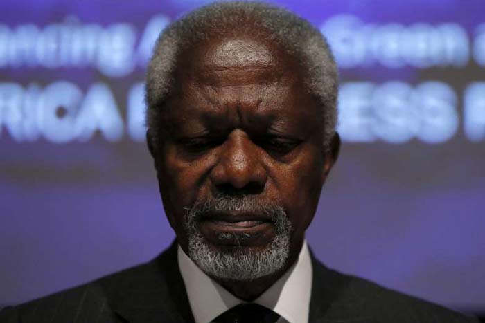 Morre Nobel da Paz Kofi Annan, ex-secretário geral da ONU 
