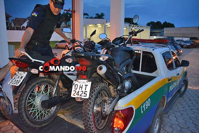 PM recupera em Ji-paraná duas motocicletas que foram roubadas em Jaru