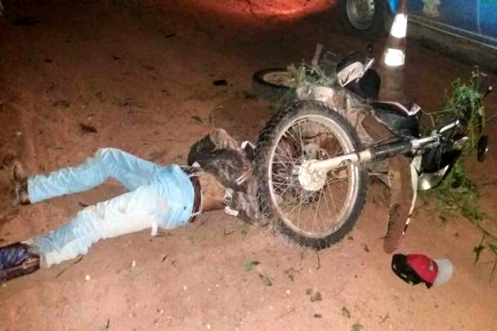 Jovem morre após queda de moto em estrada rural no distrito de Nova Conquista
