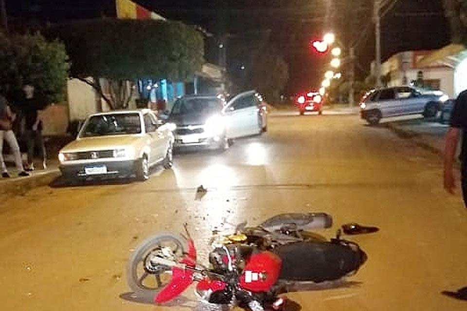 Motociclista Sofre Fratura Exposta Ao Ser Atingido Por Carro Rond Nia