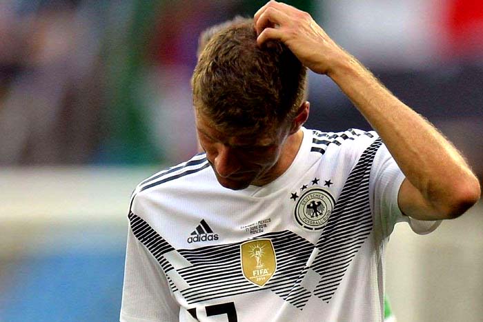 Alemanha cancela atividade para a imprensa após ser detonada pela derrota para o México