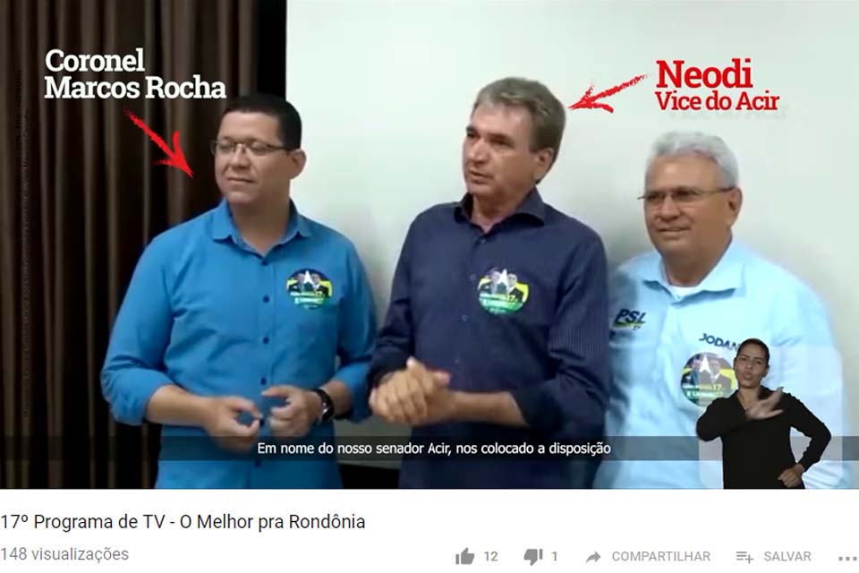 “Não há o que questionar”, diz juíza sobre apoio do MDB e do grupo de Acir Gurgacz à campanha de Marcos Rocha em Rondônia