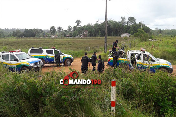 Em Ji-Paraná, PM fecha o cerco a assaltantes que mantiveram uma família em Presidente Médici sob a mira de armas