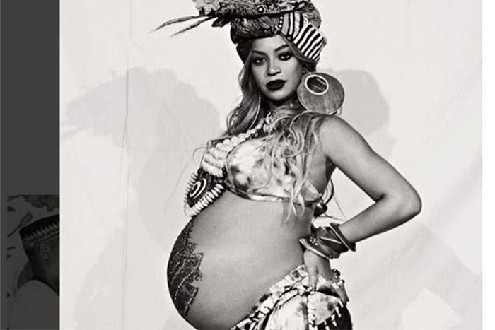 Beyoncé faz chá de bebê e impressiona com a barriga gigante