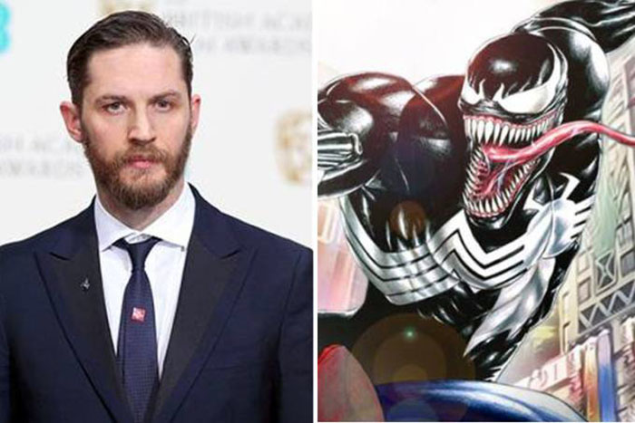 Tom Hardy fará vilão de ‘Homem-Aranha’ nos cinemas