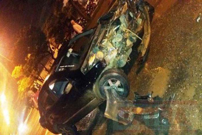 Motorista abandona veículo após provocar acidente em Vilhena