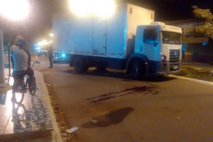 Jaru: Idoso é  atropelado por Caminhão na Avenida Dom Pedro I
