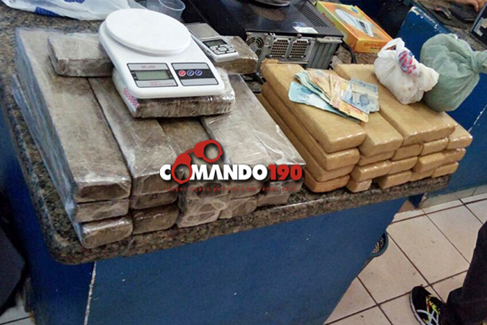 Polícia prende presidiário com quase 30 quilos de Maconha
