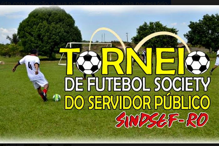 SINDSEF realiza I Torneio de Futebol Society do Servidor a partir deste sábado, 21