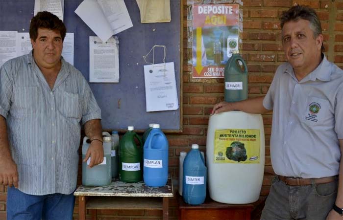 Prefeitura inicia campanha de coleta de óleo de cozinha usado