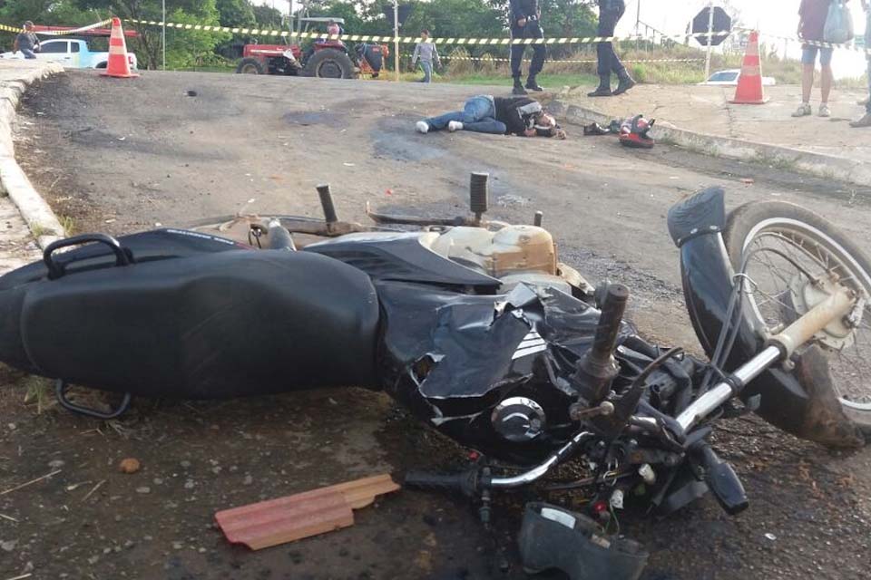  Ouro Preto: motociclista morre ao colidir com caminhão no trevo da BR 364