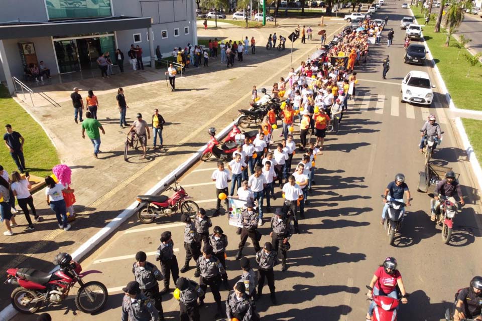 Prefeitura Promove Caminhada De Conscientiza O Contra Abuso Infantil