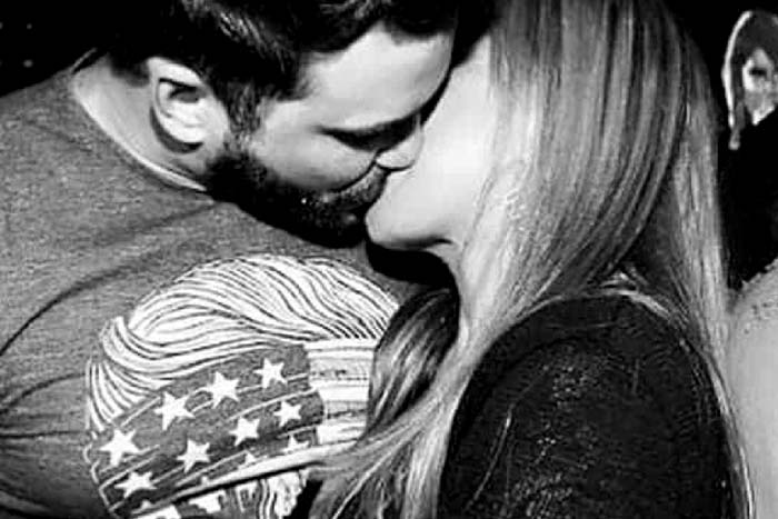 Zilu posta foto beijando o namorado: 'Minha paixão mais linda'