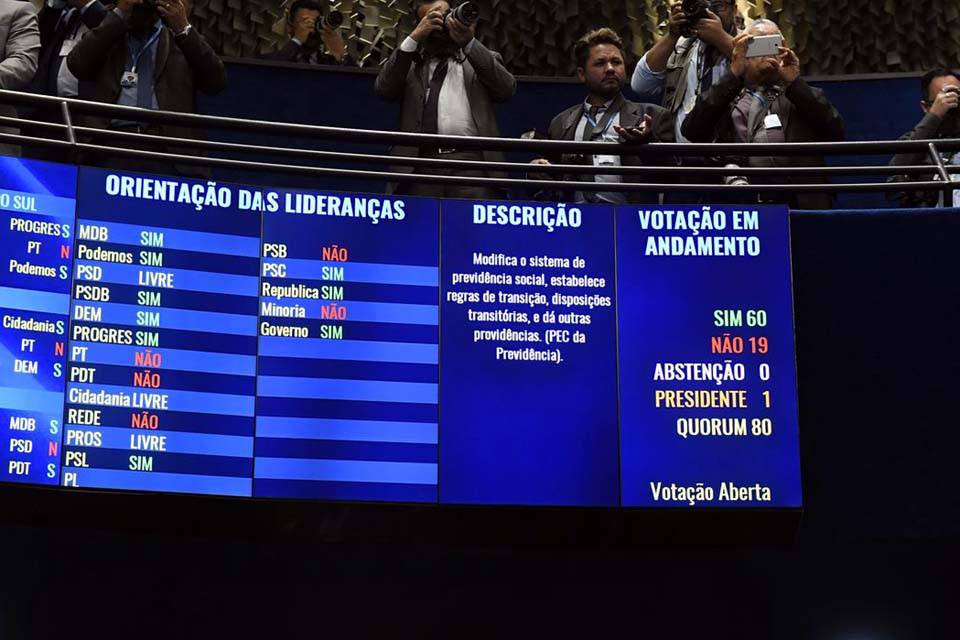 Senado Aprova Texto Base Da Reforma Da Previd Ncia Em Segundo Turno