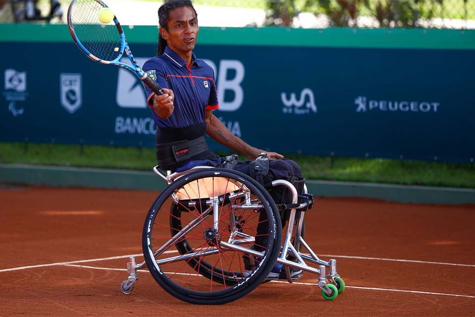 Roland Garros: Ymanitu Silva é vice de duplas entre os cadeirantes