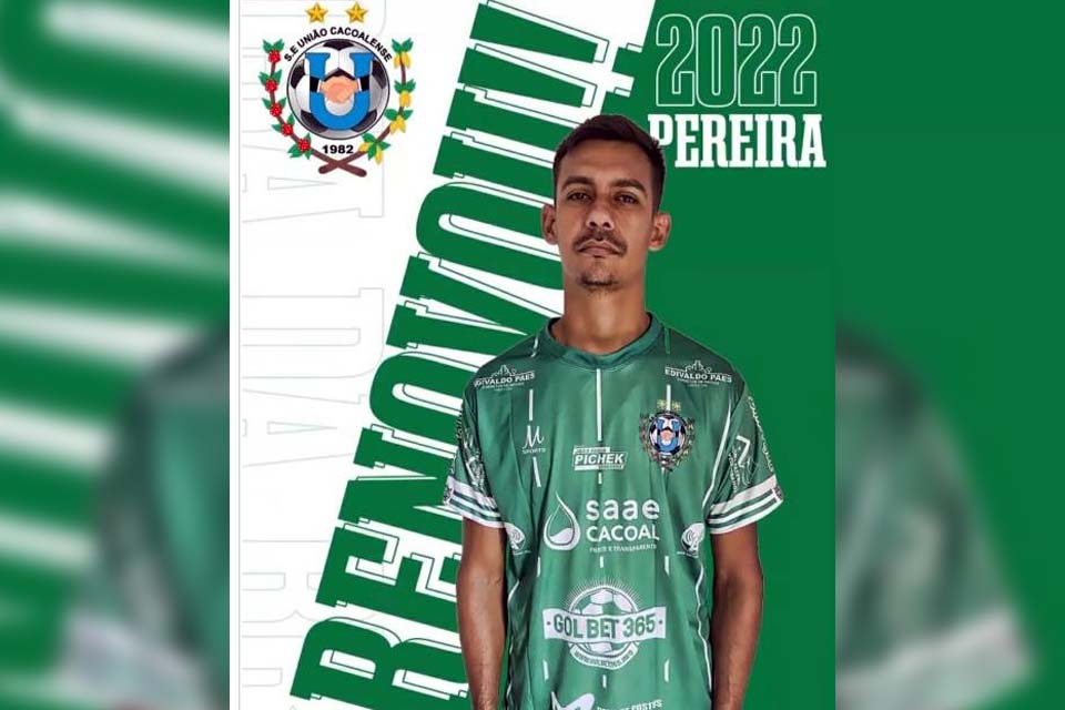 União Cacoalense acerta retorno do goleiro Pereira