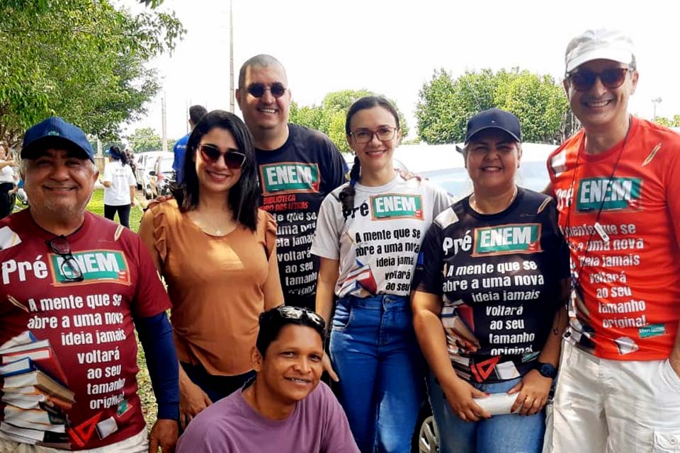 Estudantes do Curso Pré-Enem da Prefeitura de Porto Velho participam da 1ª fase do Exame