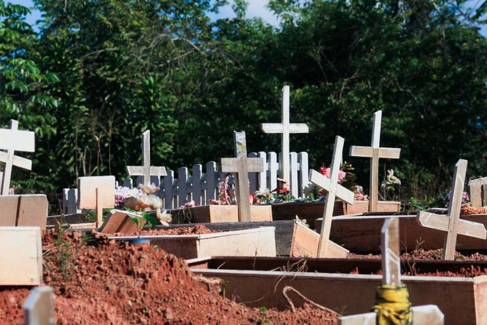 No pico da pandemia do coronavírus, Cemitério de Porto Velho sepultou mais de 200 corpos de vítimas da covid-19