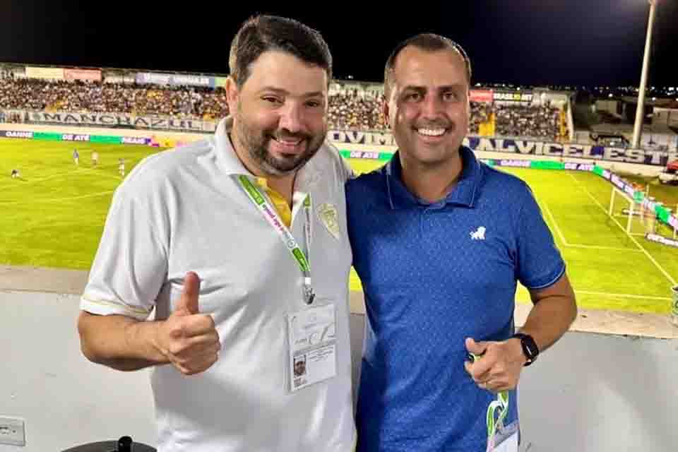 Diretor executivo do Fortaleza prestigia estreia do Ji-Paraná na Copa São Paulo