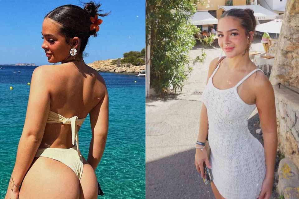 Mel Maia exibe bumbum empinado em Ibiza e recebe elogios dos seguidores