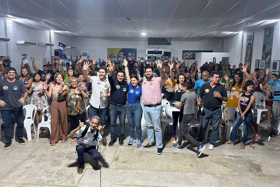 Lançamento de candidatura de Mirin reúne cerca de 400 pessoas em evento em Porto Velho