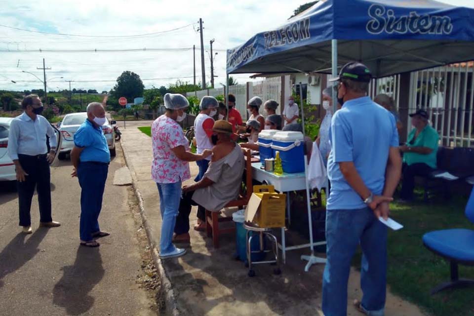 Mais de idosos de Rolim já foram vacinados contra a Covid-19 no município