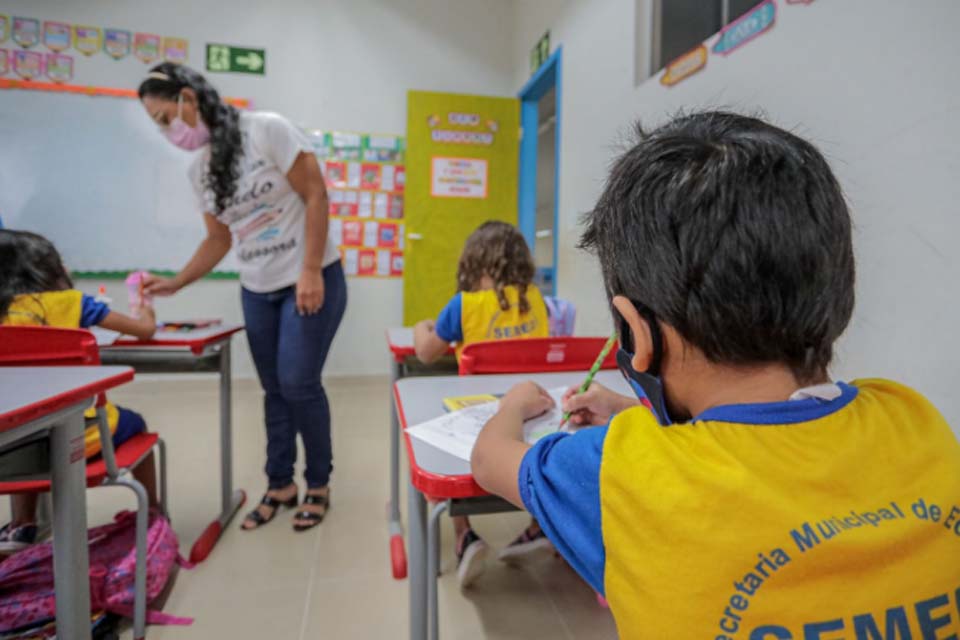 Porto Velho avança e de cada 100 crianças no 3º ano, 95 estão alfabetizadas na idade certa