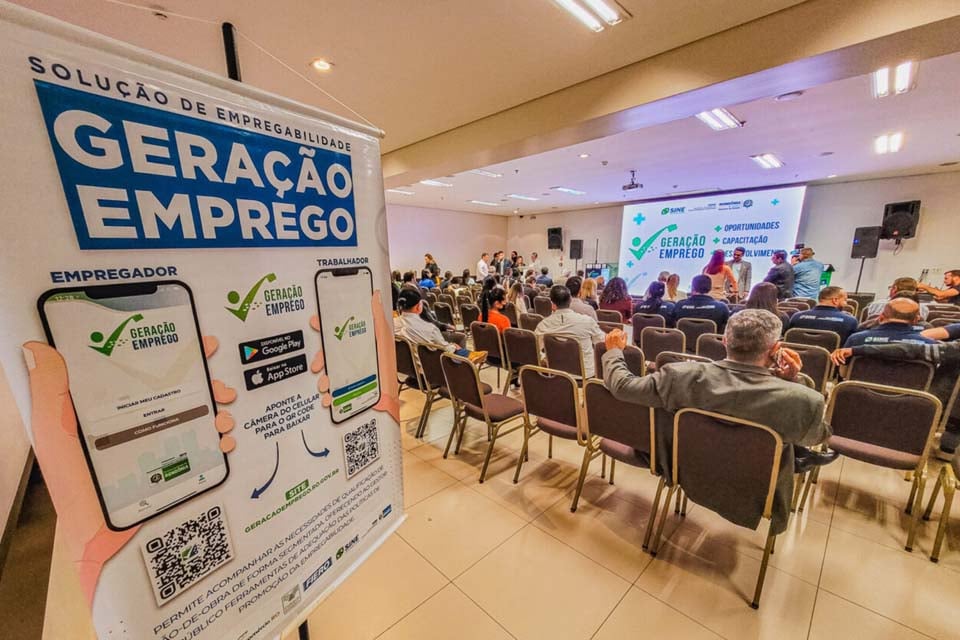 Governo de Rondônia disponibiliza 2.470 mil vagas de empregos formais e cursos gratuitos à população