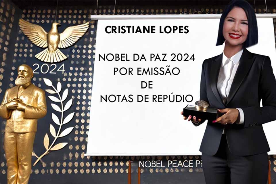 Deputada de Rondônia quer o Nobel da Paz 2024 com Notas de Repúdio contra Hamas e Hezbollah