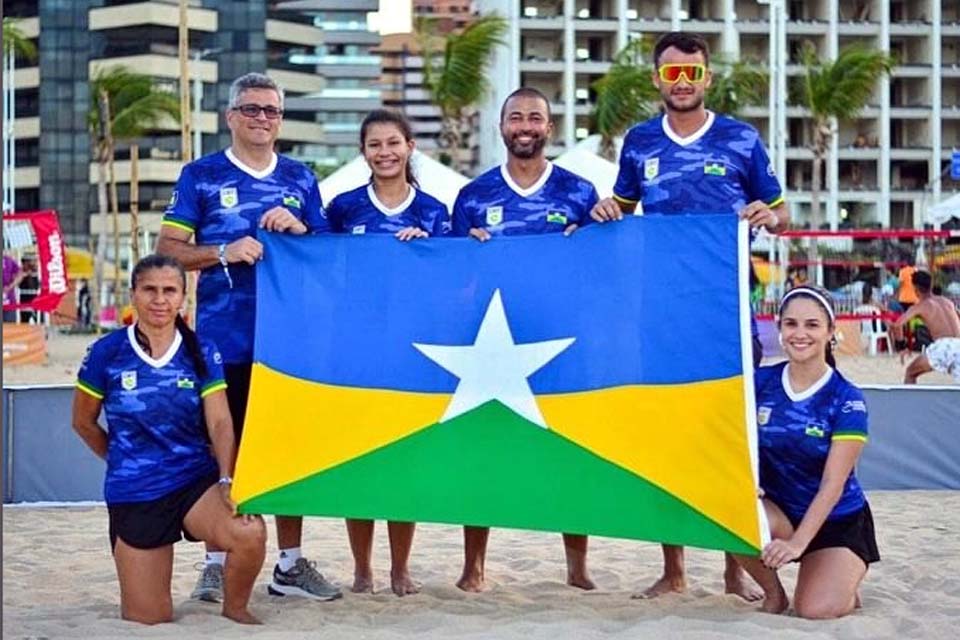 Seleção de Rondonia compete na Copa das Federações de Beach Tennis em Fortaleza 