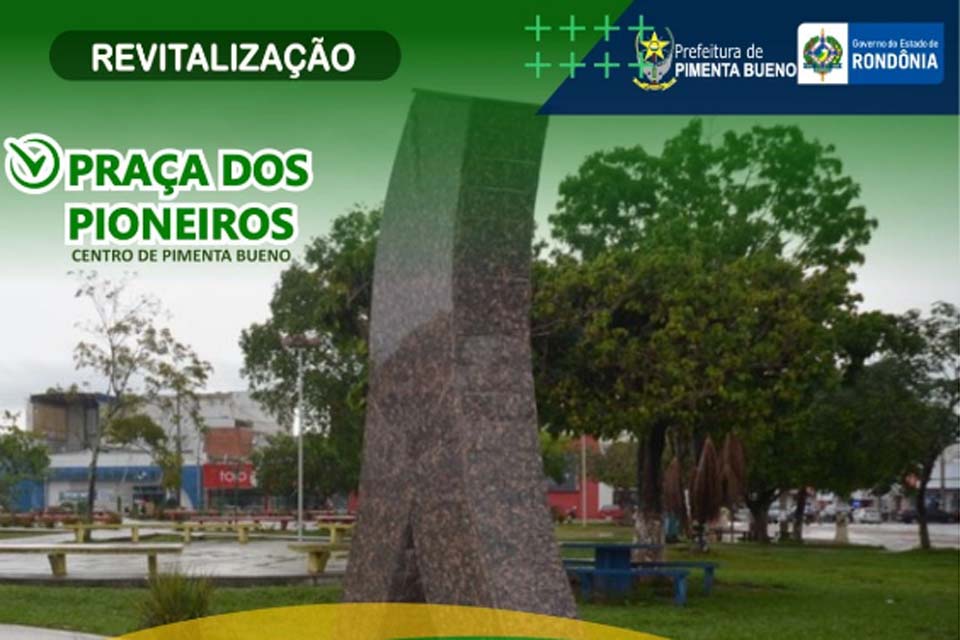 Prefeitura abre licitação para revitalização da praça dos Pioneiros