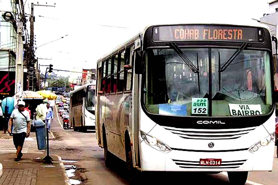 Ônibus coletivos só poderão levar passageiros sentados em Porto Velho