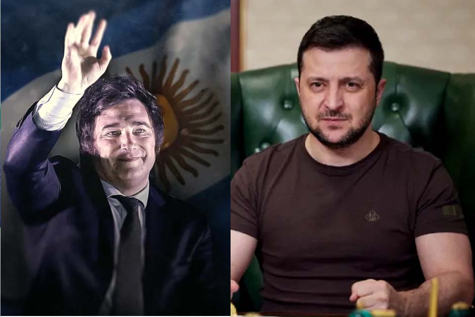 Zelensky confirma presença na posse de Javier Milei na Argentina