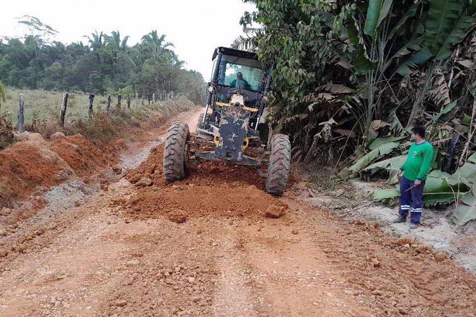 Prefeitura de Porto Velho recupera Ramal Maria Gorda, na região da BR-319