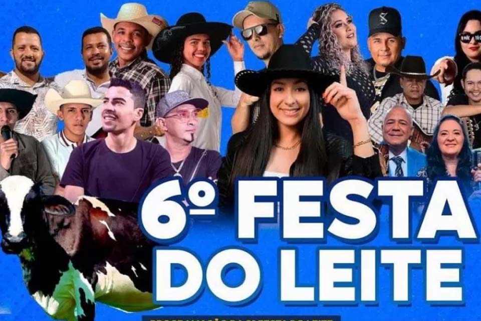 6ª Festa do Leite acontece de 28 a 31 de gosto em Nova Mamoré