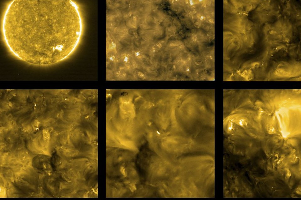 Nasa e Esa divulgam imagens do Sol obtidas pela Solar Orbiter