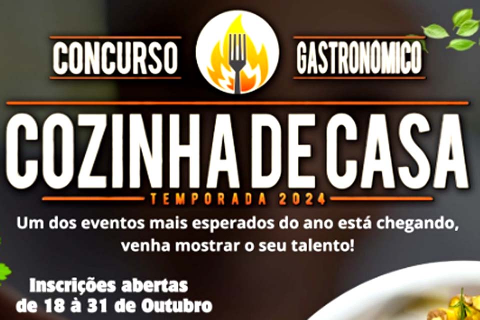 Concurso Gastronônimo Cozinha de Casa - Temporada 2024