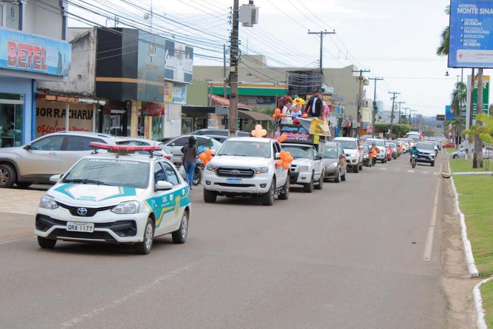 Carreata da campanha “Faça Bonito” mobiliza sociedade para o combate à exploração sexual de crianças e adolescentes