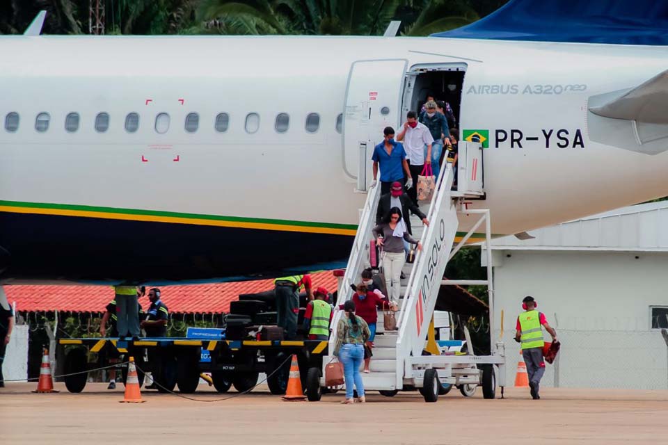 QRCode facilita identificação de visitantes que desembarcam no Aeroporto Jorge Teixeira em Porto Velho