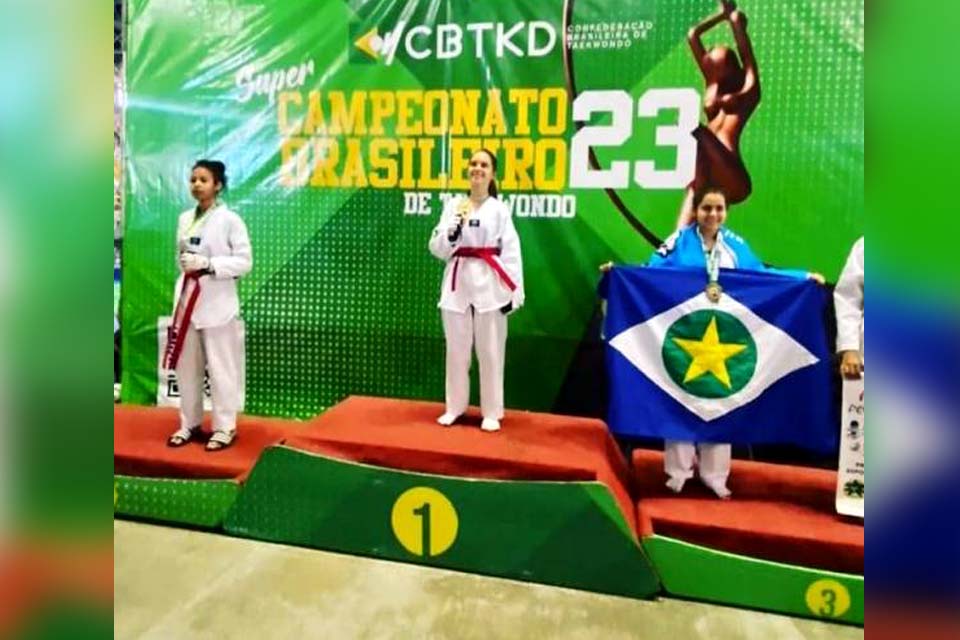 Vilhenense de 15 anos é Ouro no Super Campeonato Brasileiro de Taekwondo, em Fortaleza   