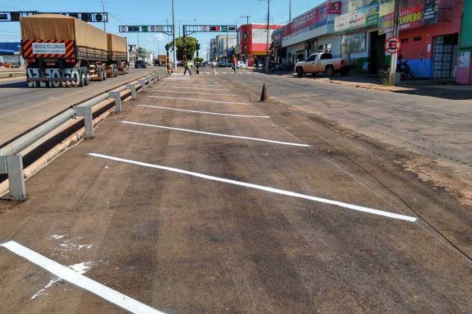 Prefeitura conclui revitalização nos estacionamentos da Marginal da BR