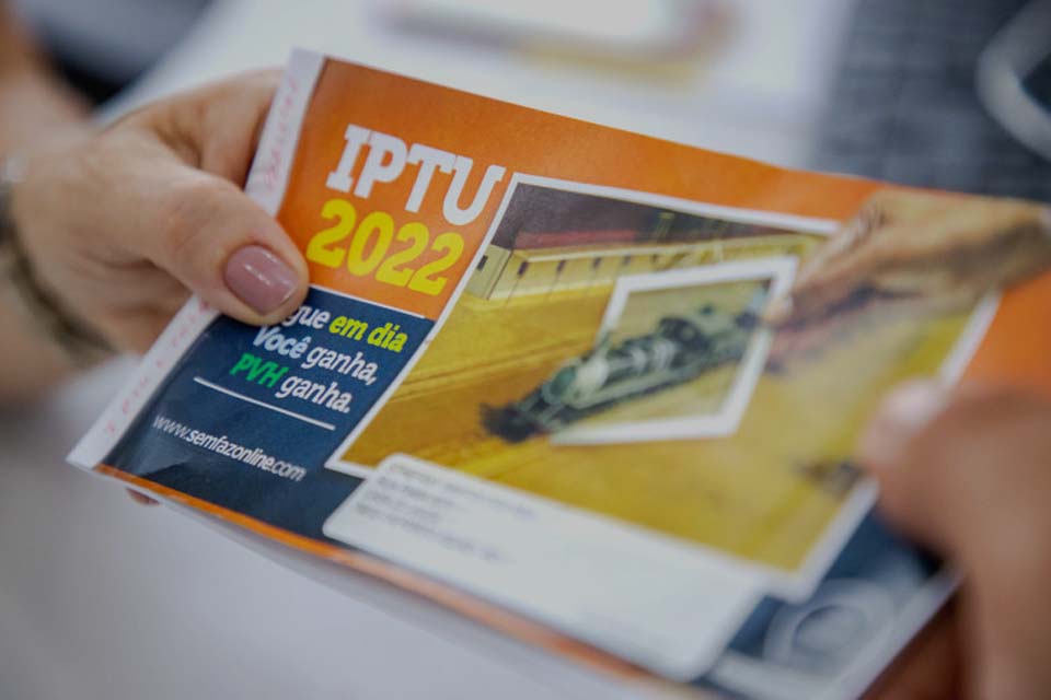 Em Porto Velho, desconto de 10% no IPTU/TRSD começa a valer a partir de terça-feira (1)