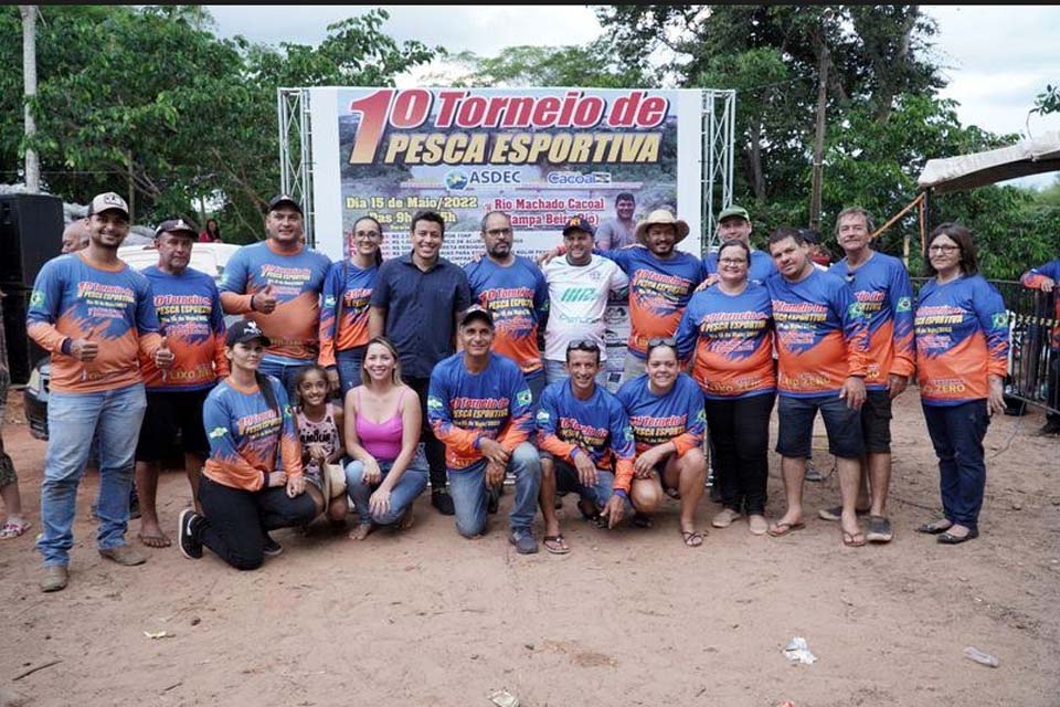  Deputado Cirone Deiró apoia 3° Torneio de Pesca Esportiva em Cacoal promovido pela Asdec