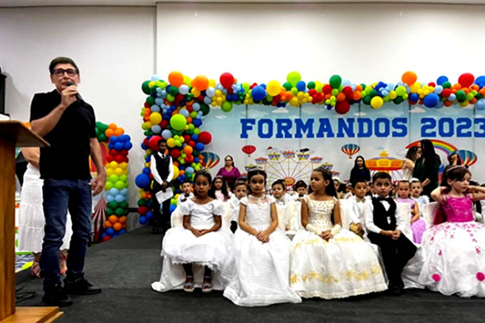 Formaturas da Educação Infantil em Ouro Preto do Oeste celebram conquistas e compromisso com a qualidade educacional