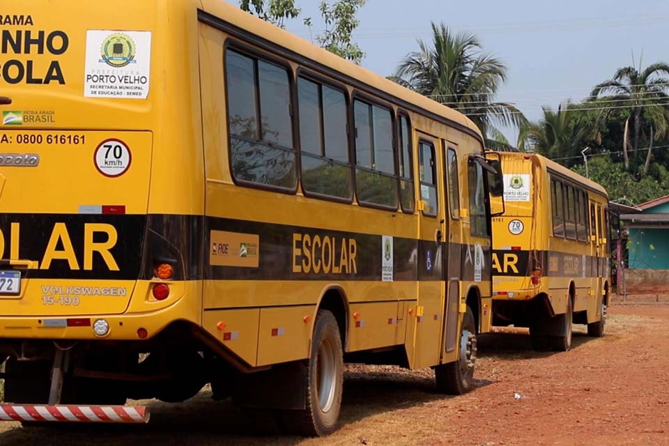 Porto Velho faz nova chamada em edital para motoristas e monitores do transporte escolar 