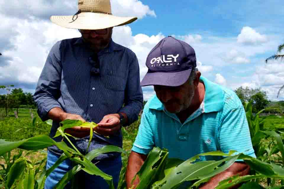 Assistência técnica da Semagri vai até produtores de Nova Conquista