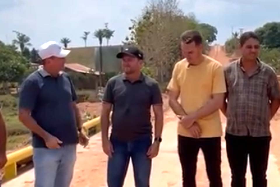 Prefeito de Novo Horizonte agradece empenho do deputado Cirone Deiró para construção da ponte na Linha 148