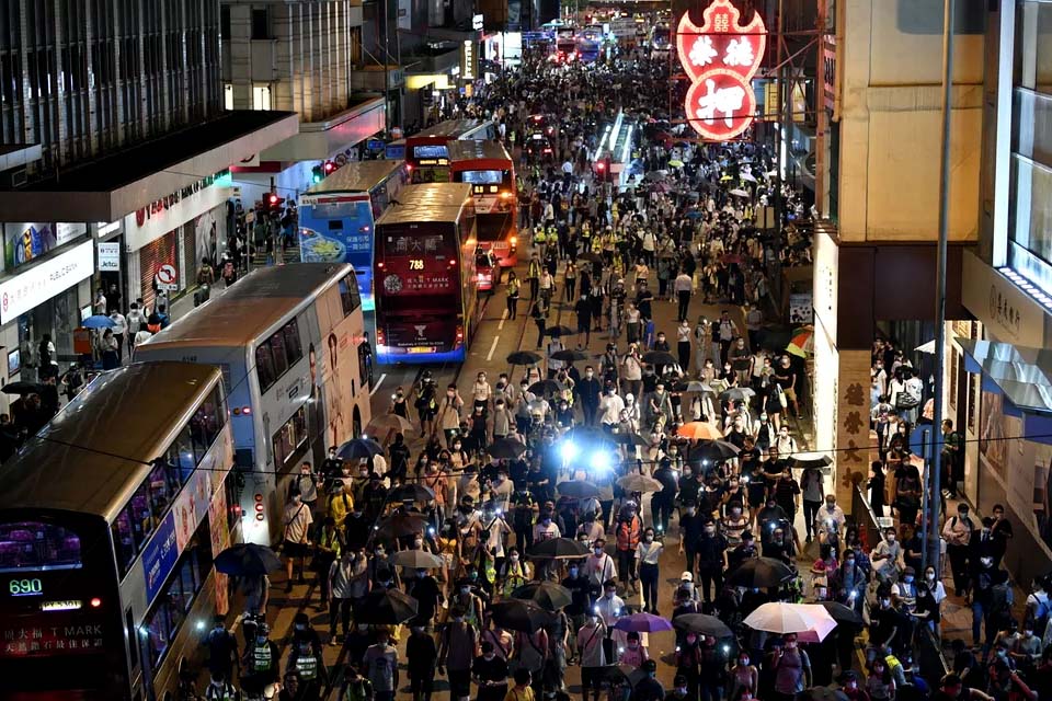 Polícia de Hong Kong proíbe manifestação contra Lei de Segurança